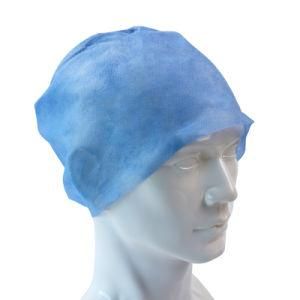 Disposable Doctor Non Woven Head Cap Customized Packing