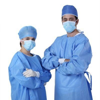 Disposable Isolation Gown Surgical Gown with AAMI Level 1 2 3 4 and CE Disposable Coveralls