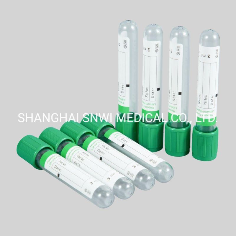 CE Approved Medical Supplies No Additive Disposable Vacuum Blood Collection Tube with Red Top