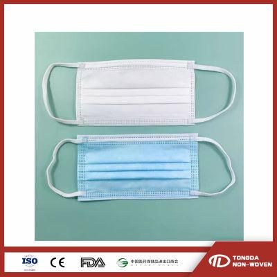 Disposable blue Color Non Woven Fabric Medical Surgical Protective Face Mask