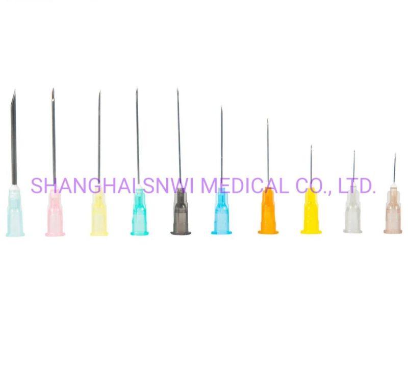 Disposable Sterile Medical PP Syringe Cannula Hypodermic Injection Needle with CE&ISO Certificate