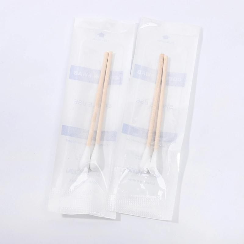 Medical Supplies Round Q-Tip Sterile Cotton Sample Collection Swab