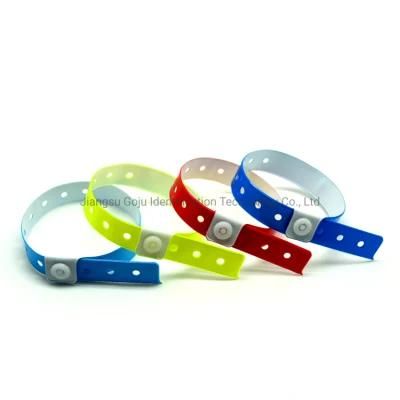 Cheap Printed Disposable L Shape Vinyl Entertainment ID Wristband