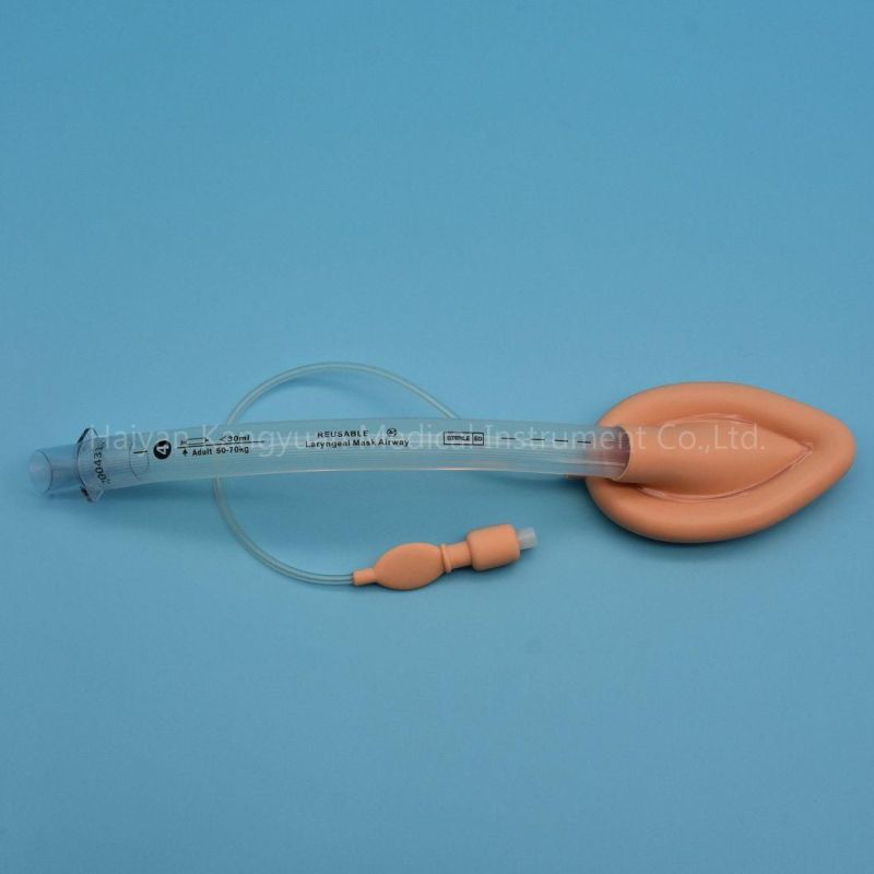 Anesthesia Laryngeal Mask Airway Silicone Reusable or Disposable Health Care