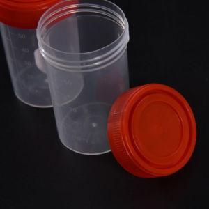 Lab Sterile Specimen Collection Container Urine Stool Cups with Cover