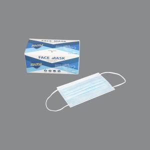 Disposable Facemask Protection Protective Dust Breathable Earloop Facial Face Mask 3 Ply