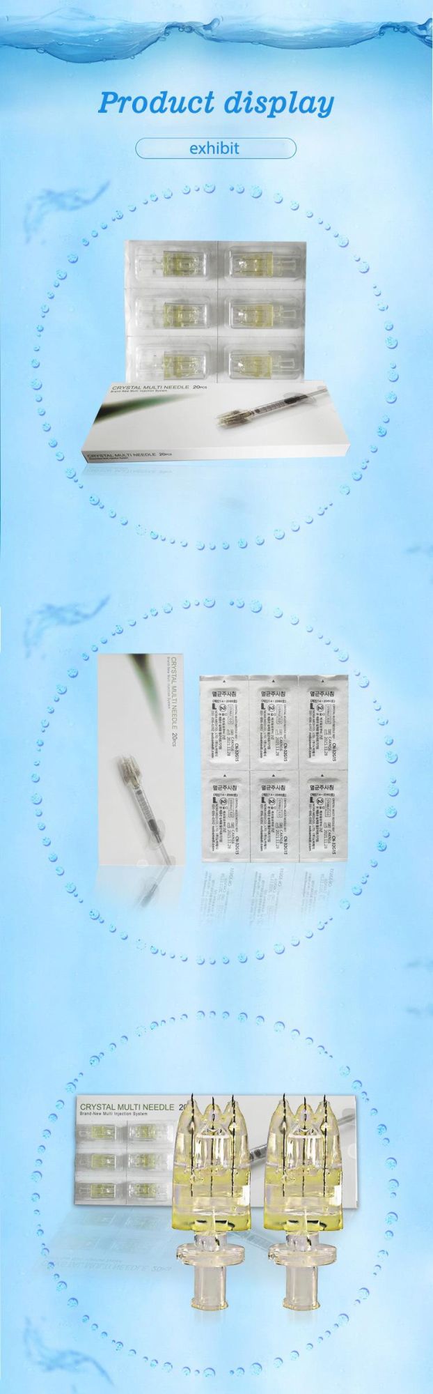 Korea Crystal Multi Needle Mesotherapy Adjustable 5 Pin Crystal Multi Needle