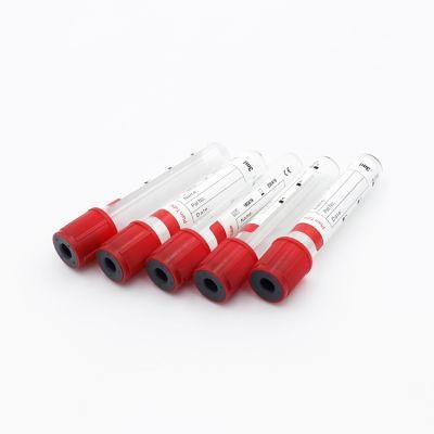 Medical Non Additive Plain Vacuum Blood Collection Tube with CE