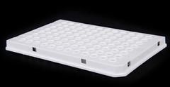 96 Well PCR Plate Low Profile Semi Shirted Rt PCR Plate White