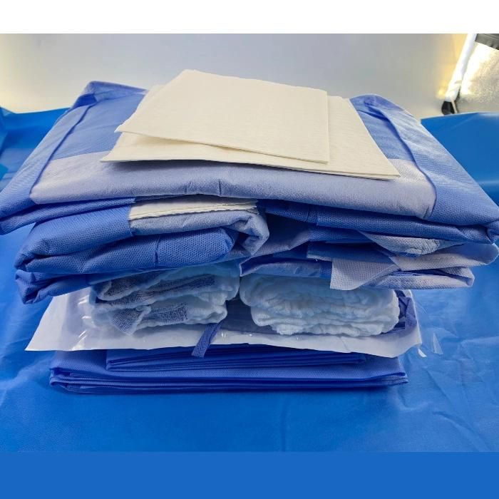 Surgical Tur Drape Kits with Urology Collection Pouch