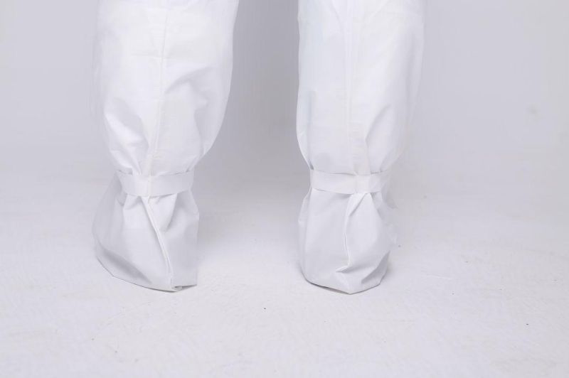 Nonwoven Isolation Protective Shoe Cover with Lacing for Hospital