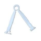 Sterile White Umbilical Cord Clamp Cutter