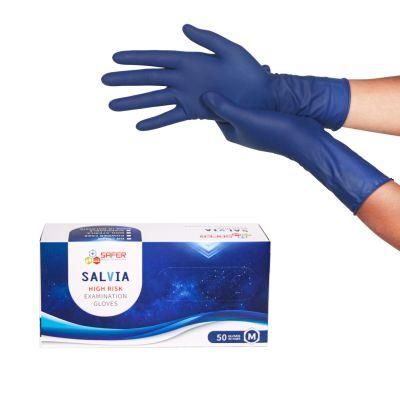 Latex Hand Gloves High Risk Disposable Medicla Grade M 11.4G/16g/18g