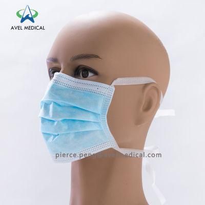 Disposable Mask 3 Layers Earloop Face Mouth Mask in