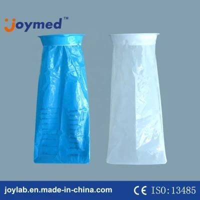 LDPE Plastic Blue Disposable Medical Vomit Bag for Vomit Collecting