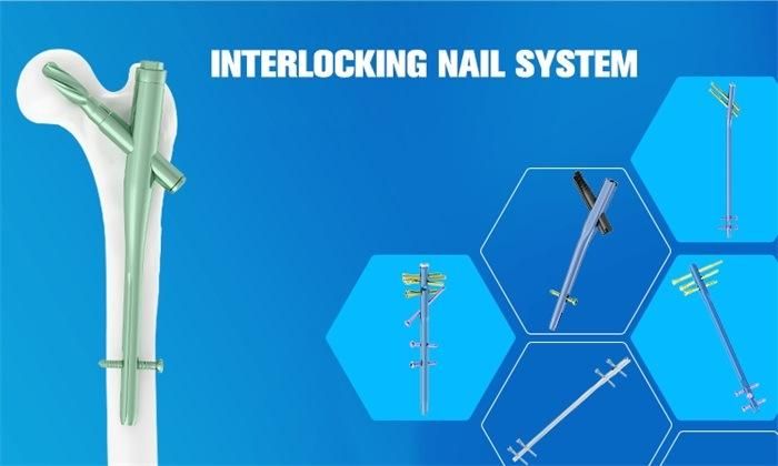 Hot Sale Cannulated Tibial Interlocking Intramedullary Nail Medical Supply
