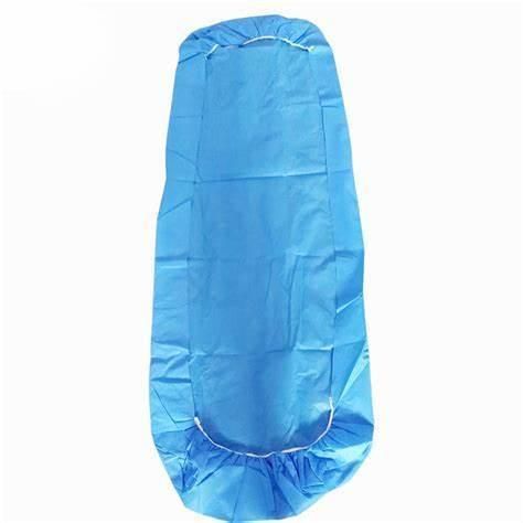 140 X 210cm Blue White Medical Disposable Non Woven Fabric Patient Bed Cover