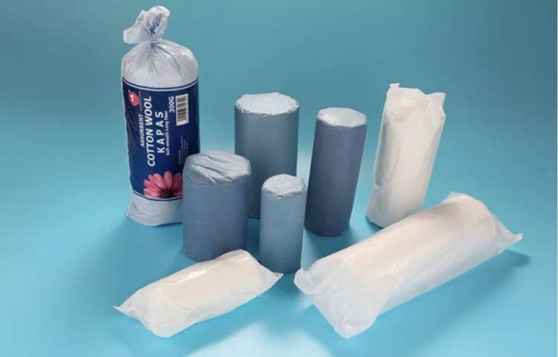 First Aid Absorbent Medical Supplies 50g-500g Cotton Wool Roll