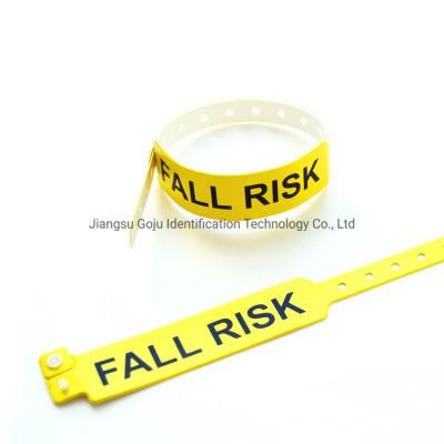 Disposable Fall Risk Type ID Band for Adult