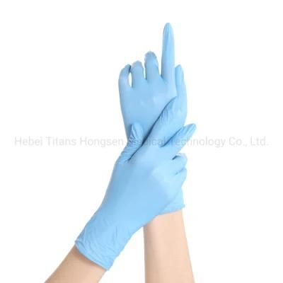 Factory Hot Sale Disposable Blue Non-Medical Nitrile Gloves for Kitchen