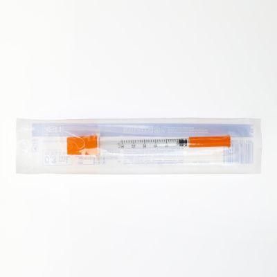 Sterile High Quality Disposable Insulin Syringe U-40/U-100 0.3ml/0.5ml/1.0ml High-Quality FDA CE&ISO