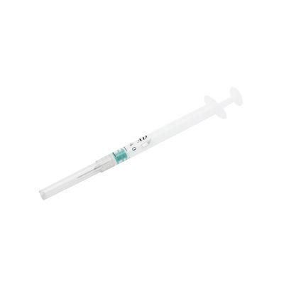 Disposable Auto Disable Syringe, Automatic Lock Safety Vaccine Syringe, Auto Destruct, Eo Sterile, with Needle