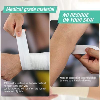Medical Silk Antiallergic Fabric Roll Adhesive Tape with Cutter (2, 5cm X 5m) for Sale