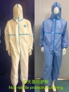 Stock High Quality Sterile Coverall Hospital Health Non-Woven Isolation Disposable Gown