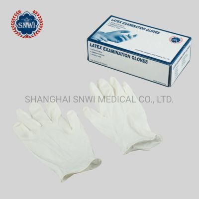 CE&ISO Certificate Medical Disposable Latex Medical Surgical Gloves