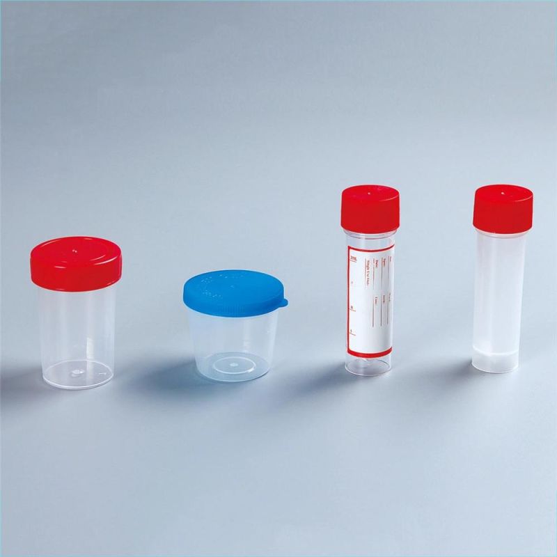 Sterile Container with Scoops Fecal Plastic Disposable Stool Collection Container