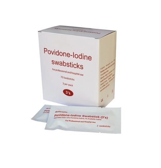Medical Disposable Antiseptic Povidone-Iodine Prep Swabstick