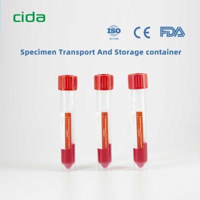 Disposable Virus Sampling Collection Tube Vtm Tube with FDA Certificate