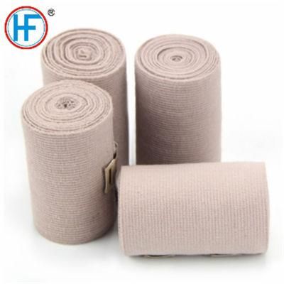 Disposable Medical Hospital Gauze Supply Skin Color High Elastic Cotton Crepe Bandage with CE ISO FDA