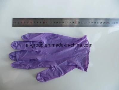 Purple Vinyl Glove for Electronic Factory/Food Service