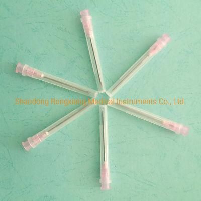 15g-30g Luer Lock Hub Disposable Hypodermic Needle Size with Ce&ISO