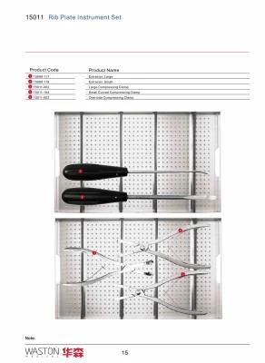 Rib Plate Instruments Set