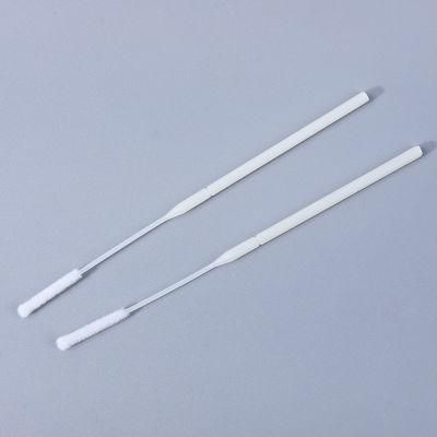 Disposable Collect Short Flocked Swab Test Sterilized Nasal 9cm/4.8cm Breakpoint