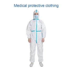 Disposable Protective Coverall Clothing Personal Protective Clothing Conform to En14126 Standard