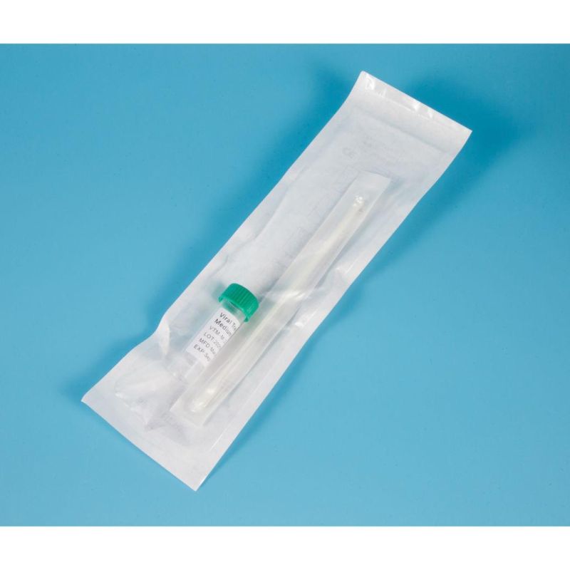 Virus 2ml Viral Transport Tube Media Viral Sampling Test Kits with Nasal Swab