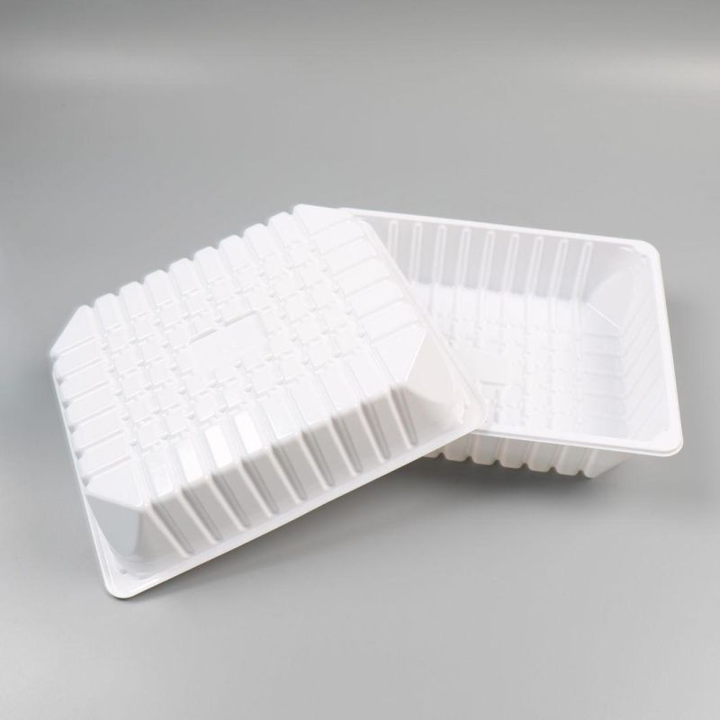 27.5X22.2X6.1cm Disposable Plastic Tray Big Pallet for Medical Hospital