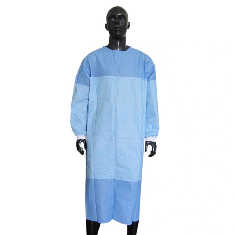 Reinforced SMS Surgical Gown Sterile M, L, XL, XXL Customize