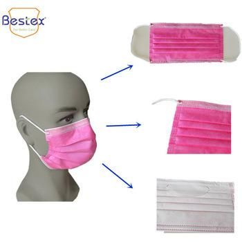 Large Instock OEM Disposable Surgical Non-Woven 3ply Fack Mask with Earloops