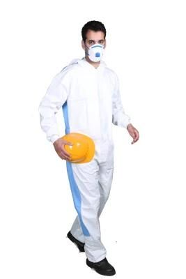 Safety Workwear Disposable Type 5-6 Microporous Cool Suit Combined with Breathable SMS