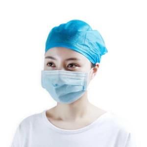 Scrub Nursing Dental Mob Mop Snood Work Personal Protective SMS PE PP Disposable Medical Surgical Non-Woven Head Cover Bouffant Hood Caps