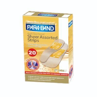 Complexion PE Anti-Bacterial Sheer Assorted Adhesive Bandage Strips (PA-6041)