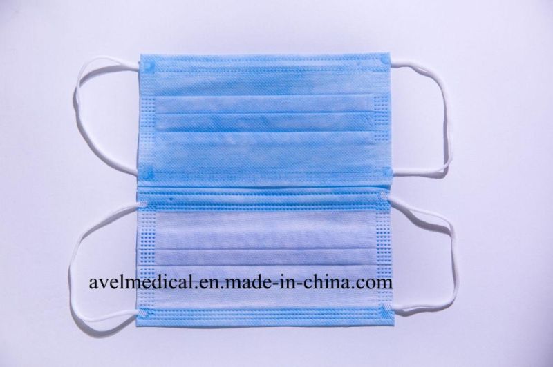 Wholesale Factory Price Civilian Use or Medical Supply Non-Woven 2 Ply 3 Ply 4ply Disposable Face Mask Gauze Mask for Adult and Children