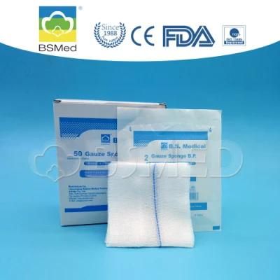 Disposable Medical Absorbent Sterile or Non Sterile Gauze Swab with X-ray