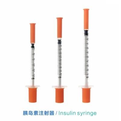 Steroid Irrigation Insulin Disposable Medical Syringe with Hypodermic Needles