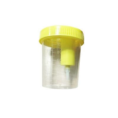 Sterile Plastic Vacuum Urine Container with Needle and Lid