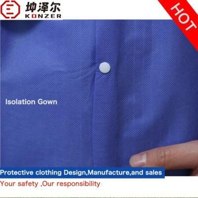 High Air Permeability Microporous Film Chemical Coverall Disposable Protective Coveralls